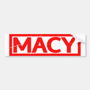 Macy Stamp Bumper Sticker