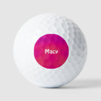 MACY ~Tons de la balle de golf à motifs roses - un