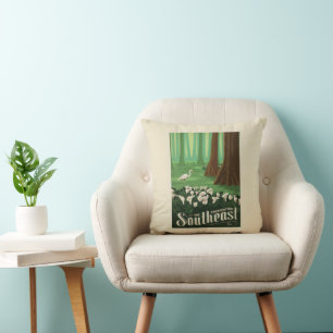 Macy's Flower Show   Southeast Throw Pillow
