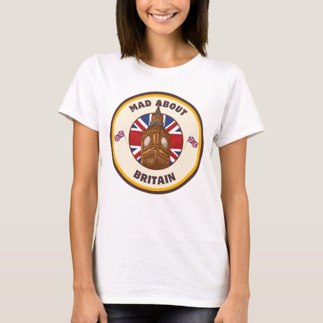 Mad About Britain Big Ben Women's T-Shirt (Front)
