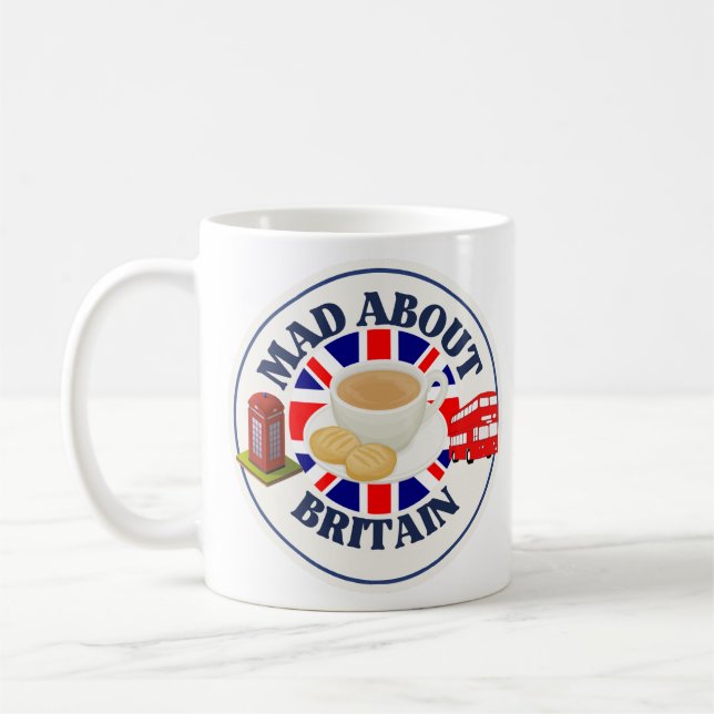 Mad About Britain Mug (Left)