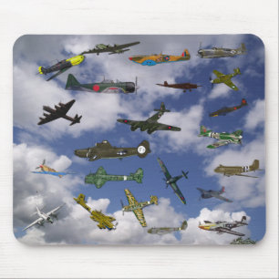 Mad About Planes Mouse Pad