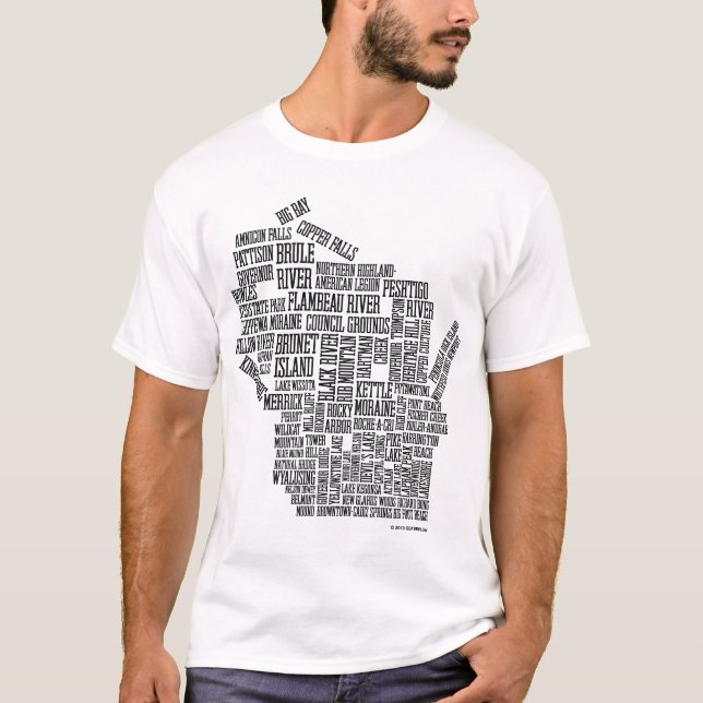 MAD ABOUT Wisconsin State Parks T-Shirt (Front)