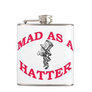 Mad as a Hatter Flask