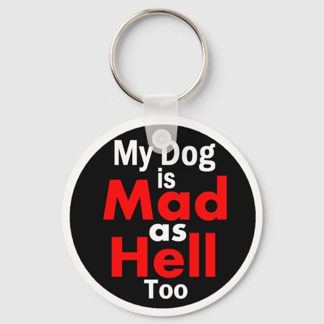 Mad as Hell Keychain (Front)