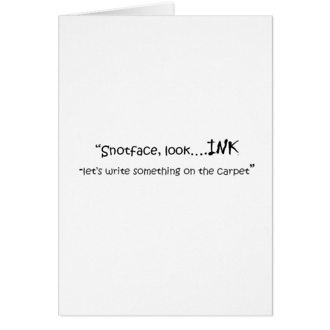 Mad at Mom Card: Drop Dead Fred Humour (Front)