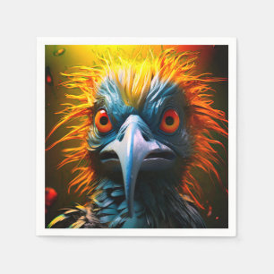 Mad Bird Napkin