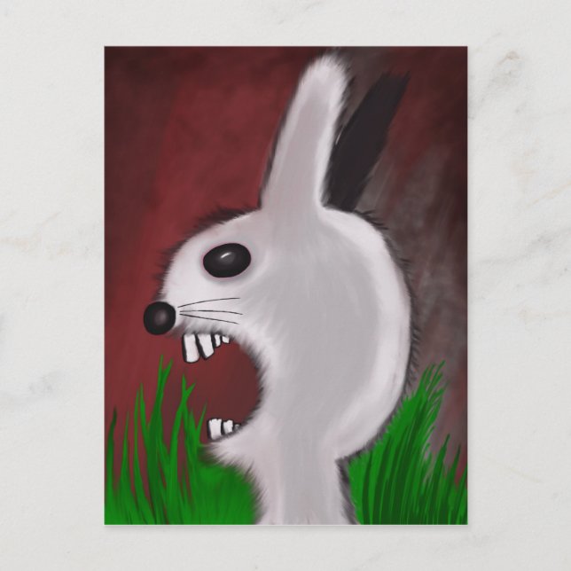 Mad Bunny Postcard (Front)