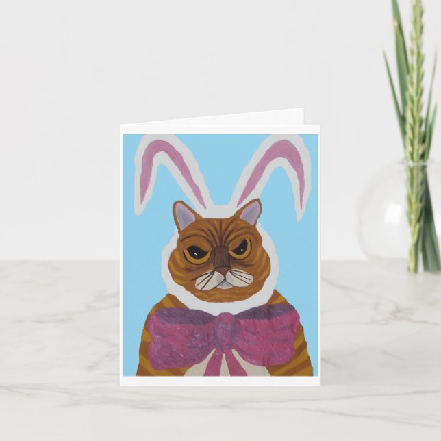 Mad Cat Note Card (Front)