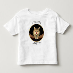 Mad Cat Painting - Cute Original Cat Art Toddler T T-shirt