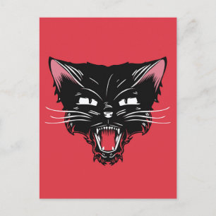 Mad Cat Postcard