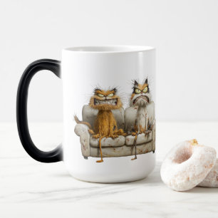 Mad Cats & Coffee – Grumpy Feline Morning Mug