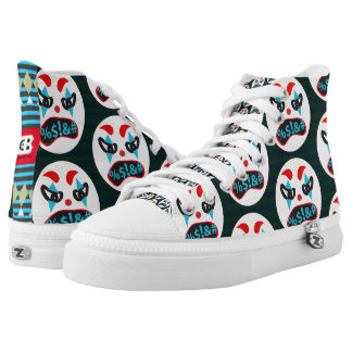 Mad Clown Face High Tops