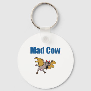 Mad Cow Keychain