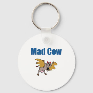 Mad Cow Keychain