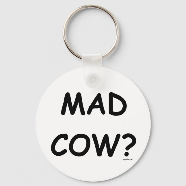 Mad Cow? Keychain (Front)
