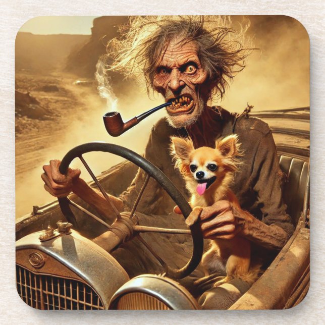 MAD DESERT DRIVER. #3 IN SERIES. COASTER (Front)