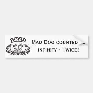 Mad Dog Bumper Sticker 3
