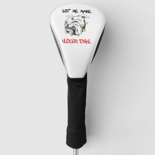 Mad dog golf head cover