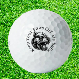 Mad Dog-Loving Golfers Golf Balls