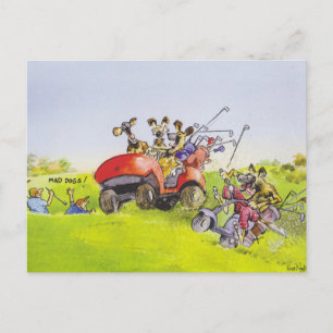 Mad Dogs Postcard