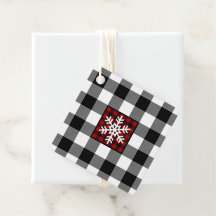 Mad for Plaid, Snowflake Gift Tag