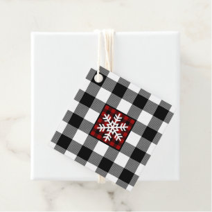 Mad for Plaid, Snowflake Gift Tag