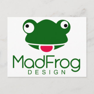 Mad Frog Design Postcard