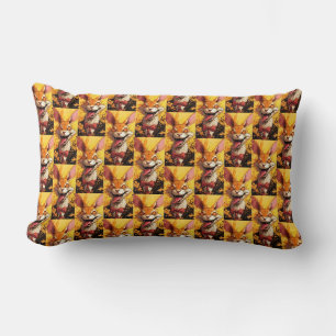 Mad Hare Bowtie Breakdown Lumbar Pillow