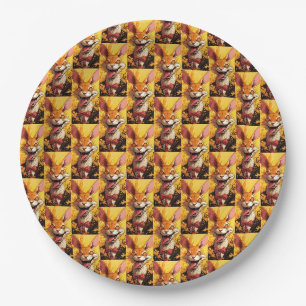 Mad Hare Bowtie Breakdown Paper Plate