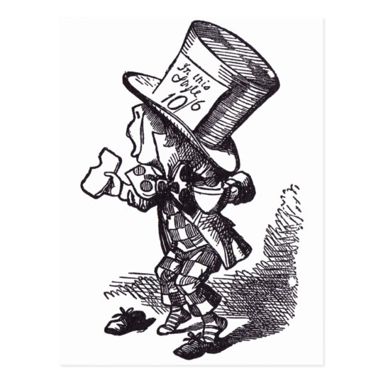 Mad Hatter 2 Postcard