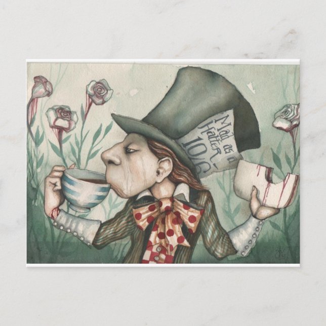 mad hatter 2 postcard (Front)