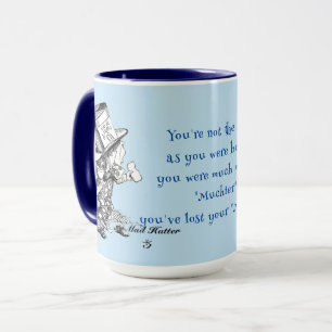 Mad Hatter Alice in Wonderland Muchier Muchness Mug