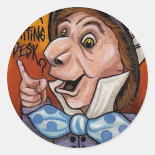 MAD HATTER Alice in Wonderland Sticker