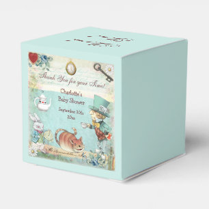 Mad Hatter Baby Shower Thank You Favor Box