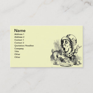 Mad Hatter Business Cards