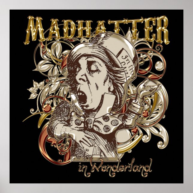Mad Hatter Carnivale Style (Gold Version) Poster (Front)