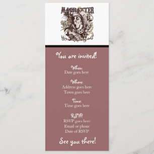 Mad Hatter Carnivale Style Invitation