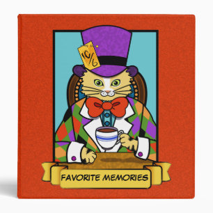 Mad hatter Cat Binder