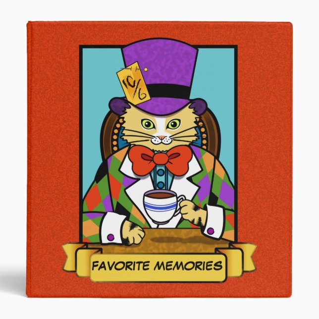 Mad hatter Cat Binder (Front)