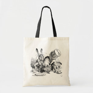Mad Hatter, Dormouse and March Hare Tote Bag