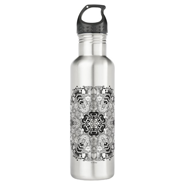 Mad Hatter Kaleidoscope 710 Ml Water Bottle (Front)