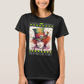 Mad Hatter Men Women Boys Girls Alice in Wonderlan T-Shirt