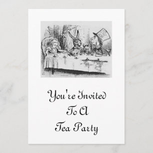 Mad Hatter Tea Party Invitation