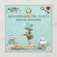 Mad Hatter Wonderland Tea Party Bridal Shower