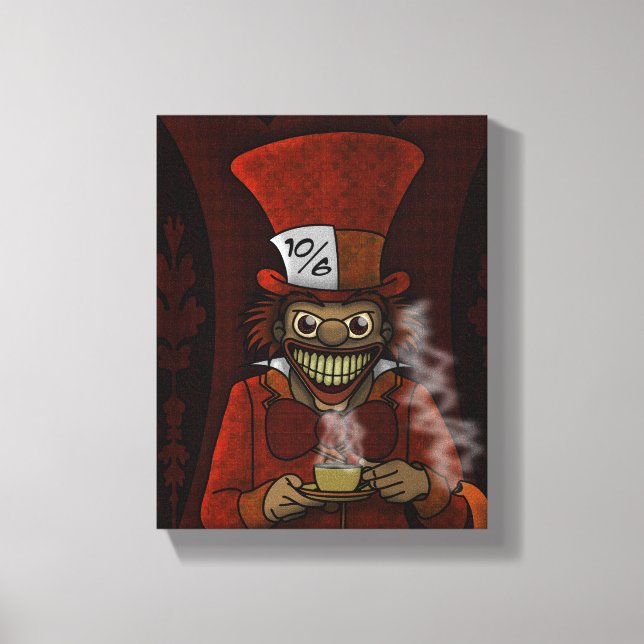 Mad Hatter Wrapped Canvas (Front)