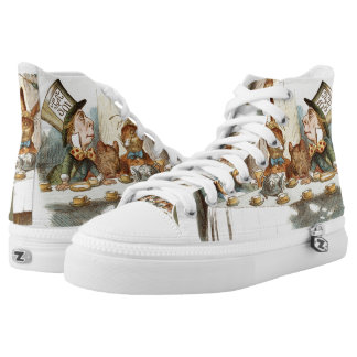 MAD HATTERS TEA PARTY-ALICE IN WONDERLAND HIGH TOPS