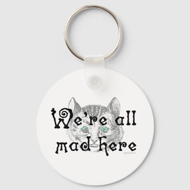 Mad here keychain (Front)