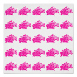 Mad Horse Head Poster