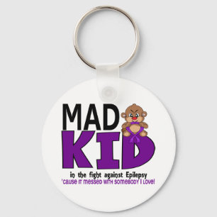 Mad Kid Epilepsy Keychain